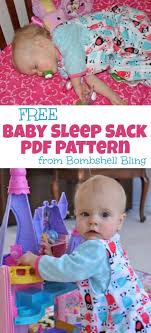 Baby item this turned out great! Sleep Sack With Free Pattern And Sewing Tutorial