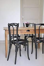 chaise bois courbe noir chaise bistrot annees 30 mobilier vintage bel ordinaire relooking meuble mobilier de salon table et chaises