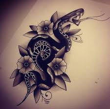 Kuvahaun Tulos Haulle Old School Snake And Rose Tattoo Traditional Tattoo Leg Tattoos Traditional Snake Tattoo