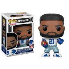 Dallas Cowboys Funko Pop Wave 4 Ezekiel Elliott Vinyl Figure Fans United Figurine Pop Nfl Figurine