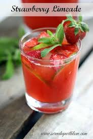Strawberry Limeade Boisson Boissons Chaude Cocktails