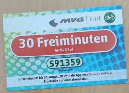 Lokal Munchen 30 Freiminuten Fur Das Mvg Rad Mydealz De