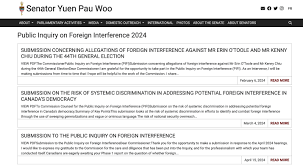 Chinese Canadian group links two Senators to actions against Canada's  interests