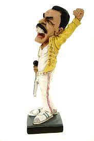 Queen Freddie Mercury Figurine - The Comical World of Stratford. Funny Comical Figurines