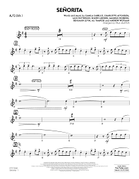 Shawn Mendes Camila Cabello Senorita Arr Paul Murtha Alto Sax 1 Sheet Music Pdf Notes Chords Jazz Score Jazz Ensemble Download Printable Sku 441779