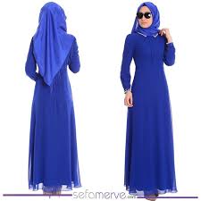 Islemeli Sifon Elbise 7035a 08 Saks Sefamerve Tesetturgiyim Tesettur Hijab Tesettur Elbise Sifon Elbise Elbise The Dress