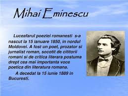 În ianuarie moare profesorul de limba română aron pumnul şi elevii scot o. Ppt Mihai Eminescu Powerpoint Presentation Free Download Id 3048828