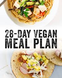 28 Day Vegan Meal Plan A Couple Cooks