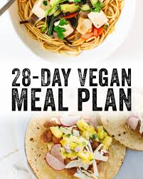 28 day vegan meal plan a couple cooks