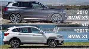 Bmw x1 merupakan suv pertama bmw yang disemati dengan sistem penggerak roda depan. 2018 Bmw X3 Vs 2017 Bmw X1 What S The Difference Technical Comparison Youtube