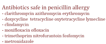 guidelines for antibiotic allergy with special reference to