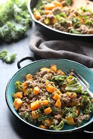 Ground Beef Kale Sweet Potato Skillet Sweet Potato Dinner Sweet Potato Kale Sweet Potato Skillet