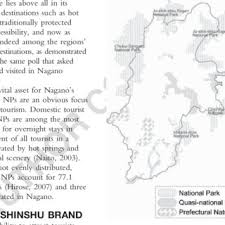 Maps of central alps (japan). Map Of Nagano Prefecture S Four Nps Download Scientific Diagram