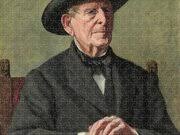 Portrait of an Old Sea Captain #1 Painting by Samuel Isham