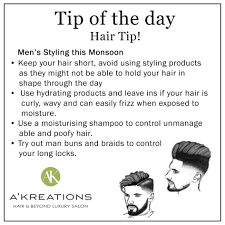 Ahhhh, the gift and curse of men's curly or wavy hair. Mens Hair Styling Tips For Monsoon Blog A Kreations Luxury Salon