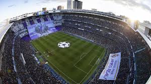 Panoramic view of the stadium. Statt Bernabeu Real Madrid Will Bei Liga Fortsetzung In Mini Stadion Spielen Eurosport