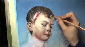 Speed Painting a Portrait Illustration in Pastel