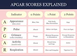 APGAR score is a rapid assessment of a newborn done at 1 minute and 5  minutes after birth. 🔹 Appearance → Skin color 🔹 Pulse → Heart rate 🔹  Grimace → Reflex