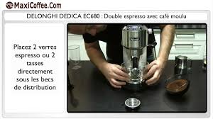 Save on precious counter space while still enjoying perfect espresso and cappuccino with the slim 6 design. Delonghi Dedica Ec680 Les Tutos Maxicoffee Youtube