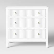 This dresser took me over a month to do from start to finish i mostly just worked on it during the weekends. Wrentham Beadboard Farmhouse 3 Drawer Dresser White Threshold Target