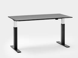 Xe moves effortlessly with the push of a button to your precise ergonomic height. Height Adjustable Rectangular Office Desk With Cable Management Follow Desk By Mara
