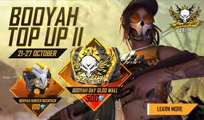 Free fire is the ultimate survival shooter game available on mobile. Free Fire Booyah Top Up Ii Event Details Another Chance To Get Free Booyah Day Skins Free Fire Booyah