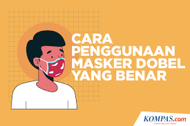 Gambar sapi pakai masker kartun. Infografik Cara Menggunakan Masker Dobel Yang Benar