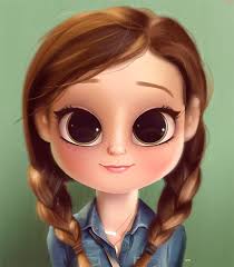 Cartoon Portrait Digital Art Digital Drawing Digital Painting Character Design Drawing Big Eyes Cute Illustrat Girl Cartoon Cute Girl Drawing Art Girl