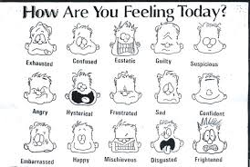 Explicit How Do You Feel Today Chart How I Feel Chart
