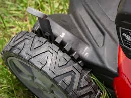 My dad wanted me to replace the left rear wheel (from the operator's perspective) we didn't bother too much with it because the left wheel powered the mower enough to where it was still easy to. Craftsman M310 Self Propelled Lawn Mower Review Pro Tool Reviews