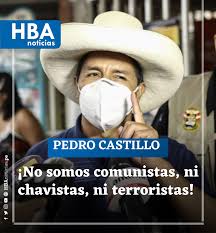 José pedro castillo terrones ( tacabamba, 19 de outubro de 1969) é um professor peruano, líder sindical, político, e candidato à presidência do peru nas eleições gerais peruanas de 2021. Hba Noticias Elecciones2021 Pedro Castillo No Somos Facebook