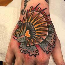 It is always the first shop i recommend to anyone looking for new tattoo work. Lionfish Tattoo Traditional Americantraditional Oldlines Boldlines Tradworkers Tradworkerssubm Traditional Tattoo Tattoo Designs Traditional Tattoo Art
