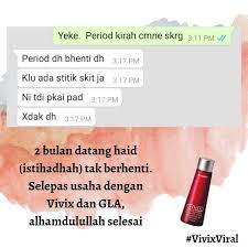 Meskipun cuka tidak bisa menghentikan haid seketika setelah dimulai, tapi banyak bukti yang menunjukkan bahwa cuka bisa meringankan perdarahan dan mempercepat proses haid. Masalah Haid Berpanjangan Hilang Dengan Shaklee Pengedar Shaklee Shah Alam