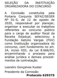 Ocorreu em 2013, foi organizado pela cebraspe e ofereceu 16 vagas para fases do último concurso sefaz es. Concurso Sefaz Es Fgv E A Banca Proximos Concursos