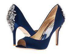 Women's pumps low heel rhinestone brooch satin evening dress wedding shoes. 7 Navy Wedding Shoes Ideas Navy Wedding Shoes Wedding Shoes Shoes