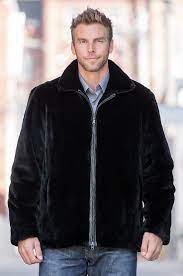 Ponti Sheared Beaver Fur Bomber Jacket Jackets Fur Bomber Bomber Jacket