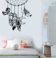 Vinyl Wall Decal Dreamcatcher Feathers Bedroom Design Nursery Stickers Unique Gift 811ig With Images Vinyl Wall Decals Wall Painting Decor Wall Paint Designs