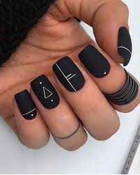 Maybe you would like to learn more about one of these? Fashion Nail Decoration Decoracion De Unas De Moda Unas Decoradas Unasdecordas Unas Postizas Negras Disenos De Unas Mate Manicura De Unas