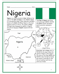 Interactive Printables On Instagram Introduce Your Learners To Nigeria In Africa With This Printable In 2020 Basic Geography Map Of Nigeria Geography Worksheets