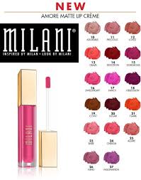 17 Pc Set Milani Amore Matte Lip Cream Creme Lipstick Lip Gloss Compare To Nyx Milani Amore Matte Lip Milani Amore Matte Lip Creme Milani Amore Matte