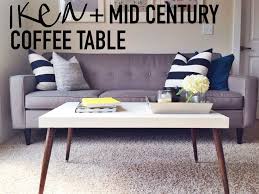 I've made a few versions of this table with. Ikea Mid Century Coffee Table Hack Ikea Coffee Table Ikea Lack Coffee Table Ikea Side Table
