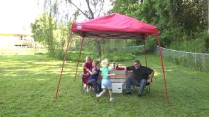 Polyester fabric canopy top made with 190 thread count. Quik Shade Shade Tech Instant Canopy Youtube