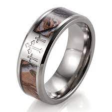 Shardon Mens 8mm Titanium 3 Crosses Tree Camo Wedding Ring Size 14 You Can Get Additional Details At The Mens Wedding Rings Wedding Rings Camo Wedding Rings