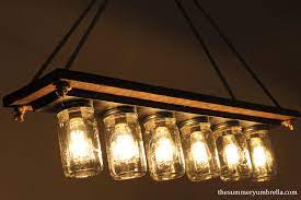 Here is a beautiful mason jar night light idea you can easily make using your favorite spray paint color combination. Every Dining Room Needs One Of These Diy Rustic Mason Jar Light Fixtures