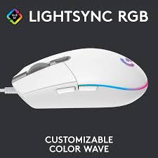 Lightsync rgb can be customized with color wave effects or patterns across ~16.8 million colors to suit your play style, setup, and mood. Buy Logitech G203 Lightsync Gaming Mouse With Customizable Rgb Lighting 6 Programmable Buttons Gaming Grade Sensor 8 K Dpi Tracking Light Weight White Online In Germany B07w6jn8n7