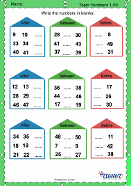 Edwayz Class1 Numbers Worksheets For Class 1 Mathematics Worksheets Kindergarten Math Worksheets