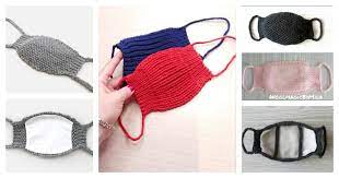 If you have a child let's say about 6 and younger this template still works great, just use a 1/2 inch seam instead of a 1/4 inch seam. 8 Face Mask Free Knitting Pattern And Paid