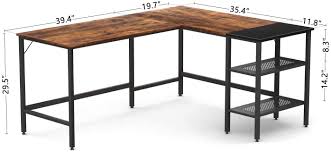 4.6 out of 5 stars 2,474. China L Shaped Computer Desk Writing Study Table With Storage Shelves Industrial Office Corner Desk China Computer And Study Tables Steel Computer Desk Table