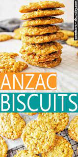 Anzac Biscuits Rolled Oat Biscuits Anzac Biscuits Dessert Recipes Easy Biscuit Recipe
