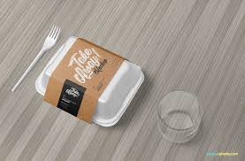 It's perfect to display your packaging design for your new restaurant. Free Disposable Food Packaging Mockup Zippypixels